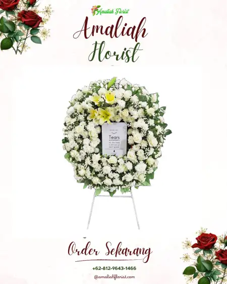 Krans Bunga Duka Tiang Pumpung